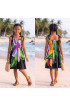 Hand Painted Rayon Kids Dress Hand Painted Rayon Kids Dress